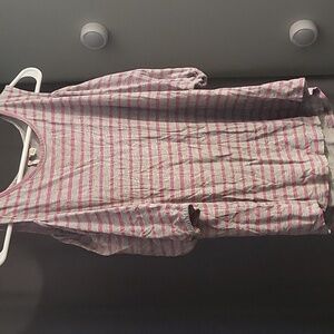 🫧Pink and gray tshirt